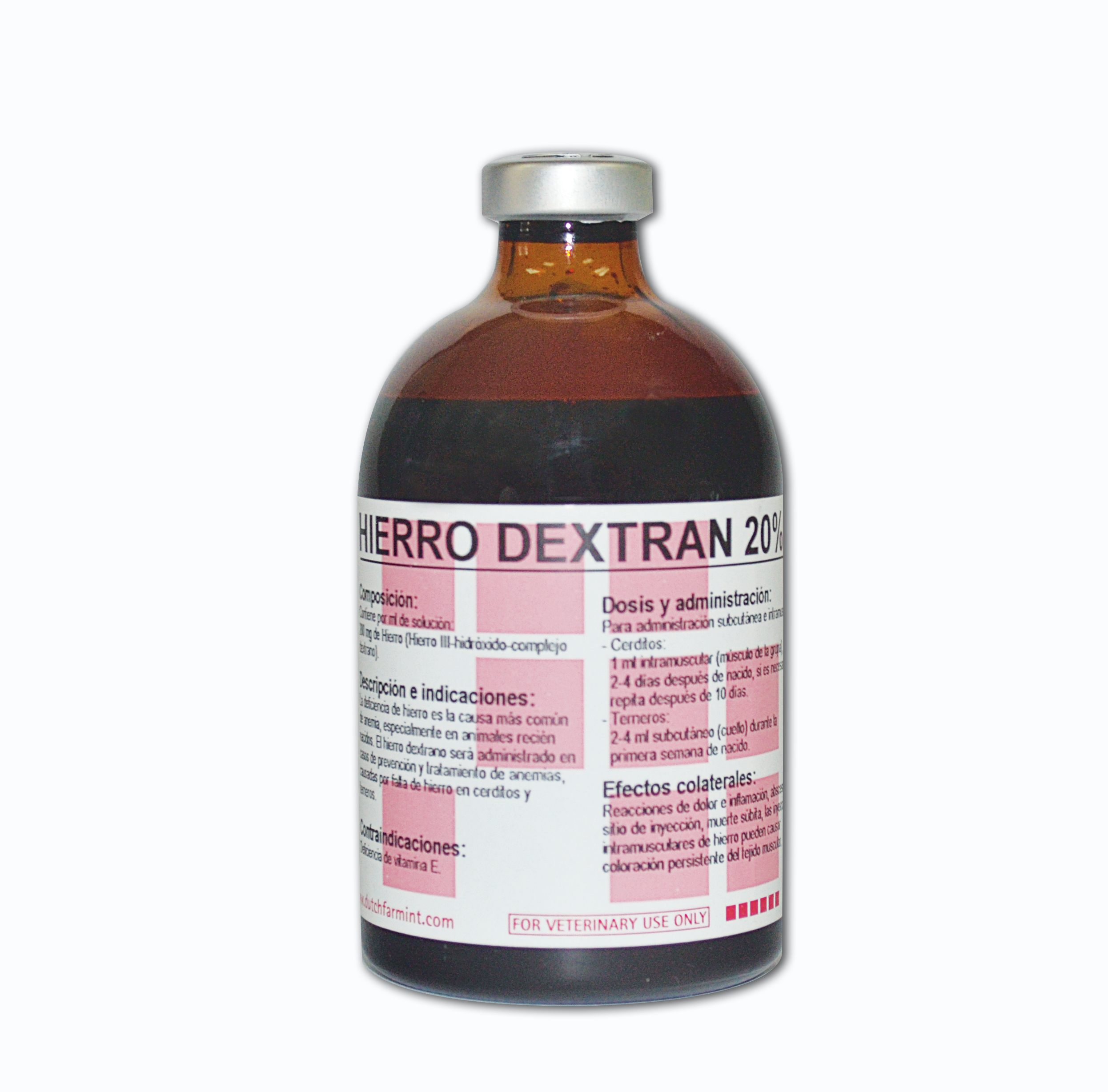 HIERRO-DEXTRAN inyectable prevencion deficiencia de hierro